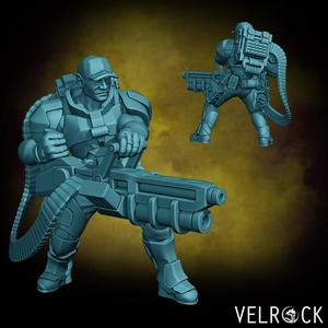Tempest Guardsmen Veteran Gunner 2 (PRESUPPORTED)