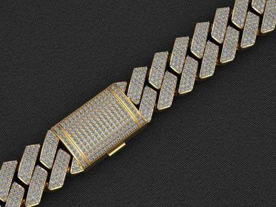 18 MM MIAMI CUBAN LINK CHAIN DIAMOND FOR BRACELET OR NECKLACE