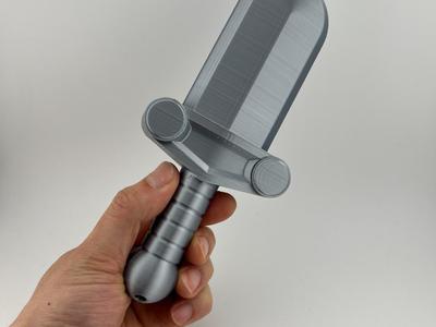 LEG0 Inspired Knights' Sword Baby Rattle