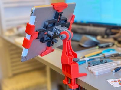 Adjustable Tablet support for Desk - NO AMS needed