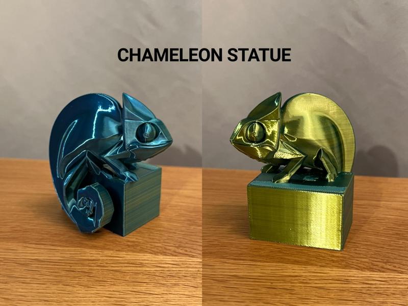 Chameleon Statue