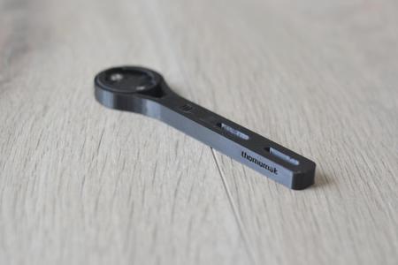 Integrated handlebar mount for Garmin & GoPro