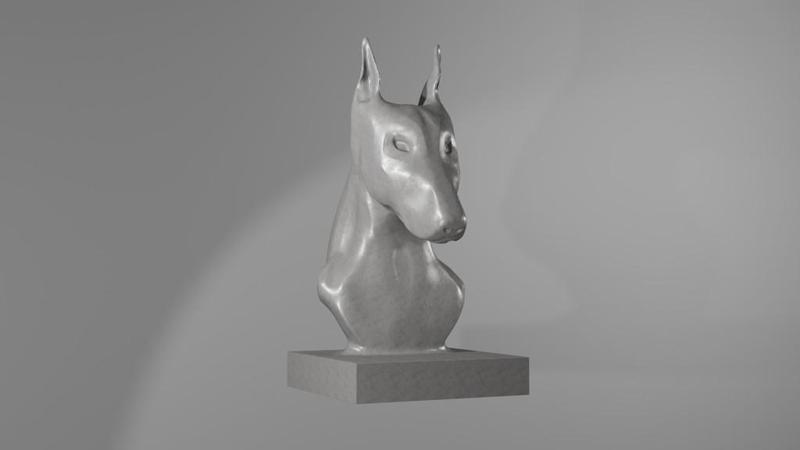 Doberman Bust