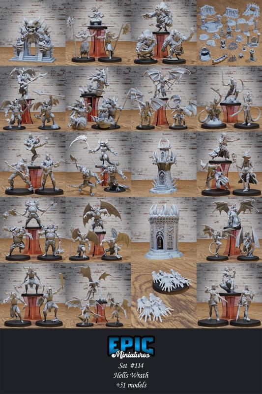 Hells Wrath Set / Devil & Demon Encounter / Abyss & Fiend Collection / Pre-Supported