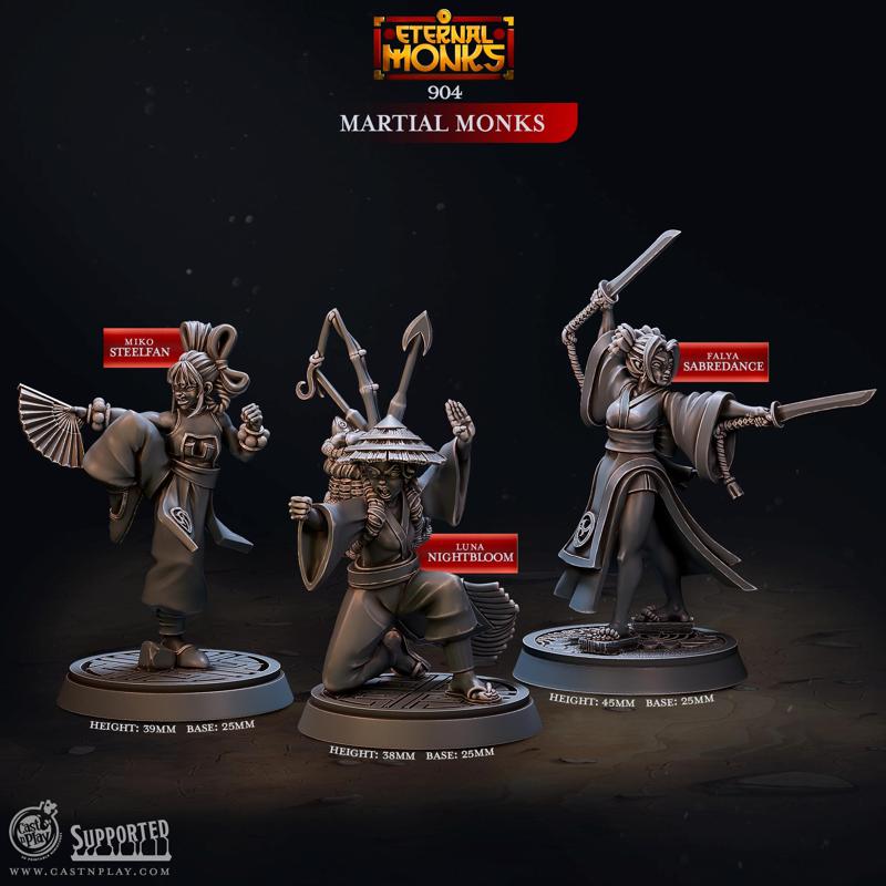 Martial Monks (Pre-Supported) | Cast n Play