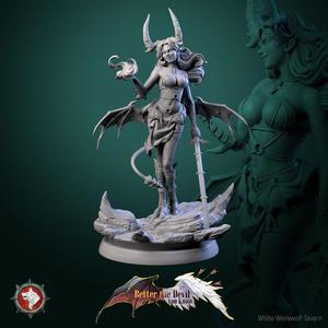 Darkheart Dame - 75mm Pre-supported STL