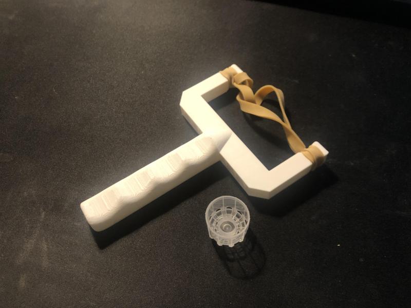Rubber band slingshot