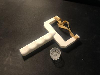 Rubber band slingshot