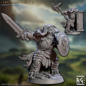 Ivory Sentinel - E (Elephorim Ivory Sentinels)