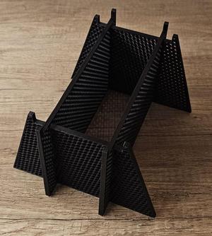 Juice box rack/stand