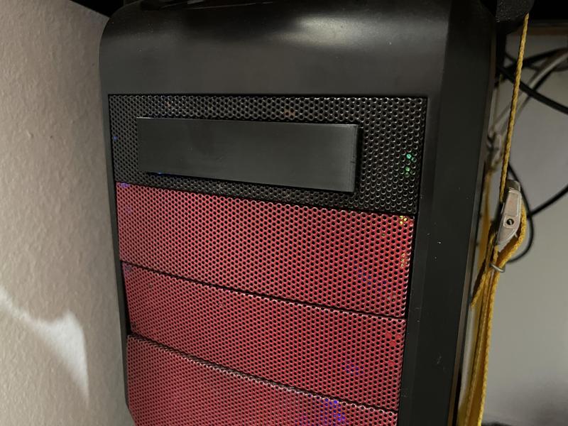 3/4 floppy drive cover for old pc case
