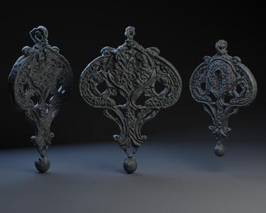 Art Nouveau Pendant
