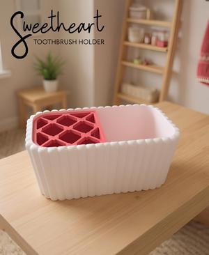 Sweetheart Toothbrush Holder