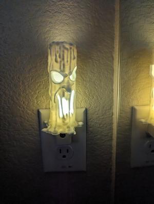 Creepy Candle Nightlight
