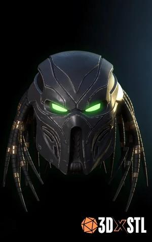 Predator Spawn Helmet STL Epic 3D Print   