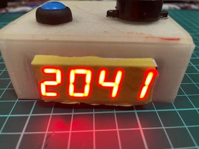 Alarm clock for 4 digit display   