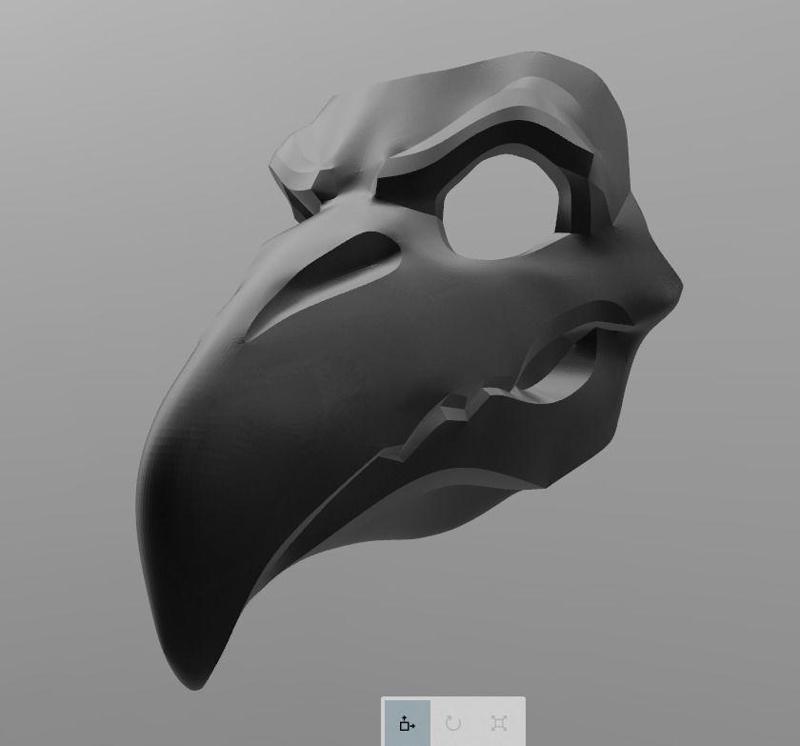 Overwatch Nevermore Reaper mask
