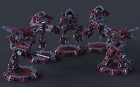 Interceptor Jump Units - Cyber Samurai Dynasty