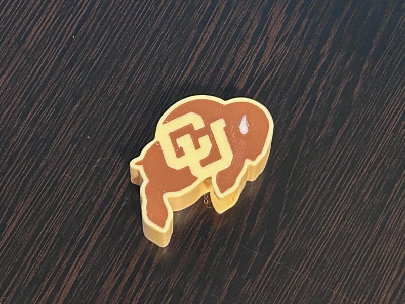 University of Colorado Stanley Straw Charm