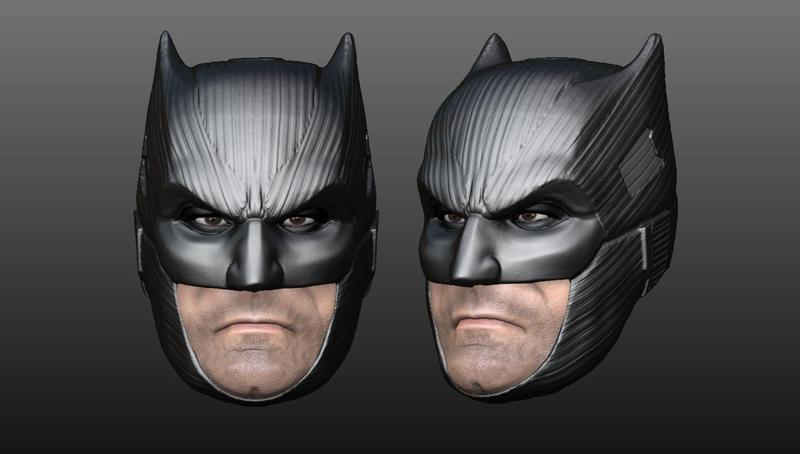 Batman Tactical Justice League - Headsculpt