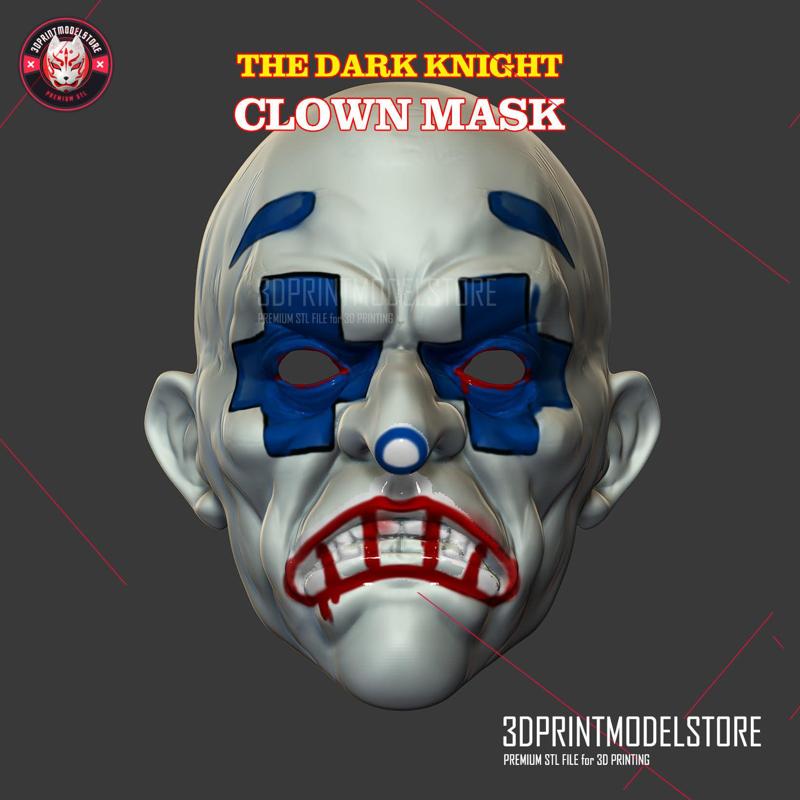 Henchmen Dark Knight Clown Joker Mask - Halloween Cosplay