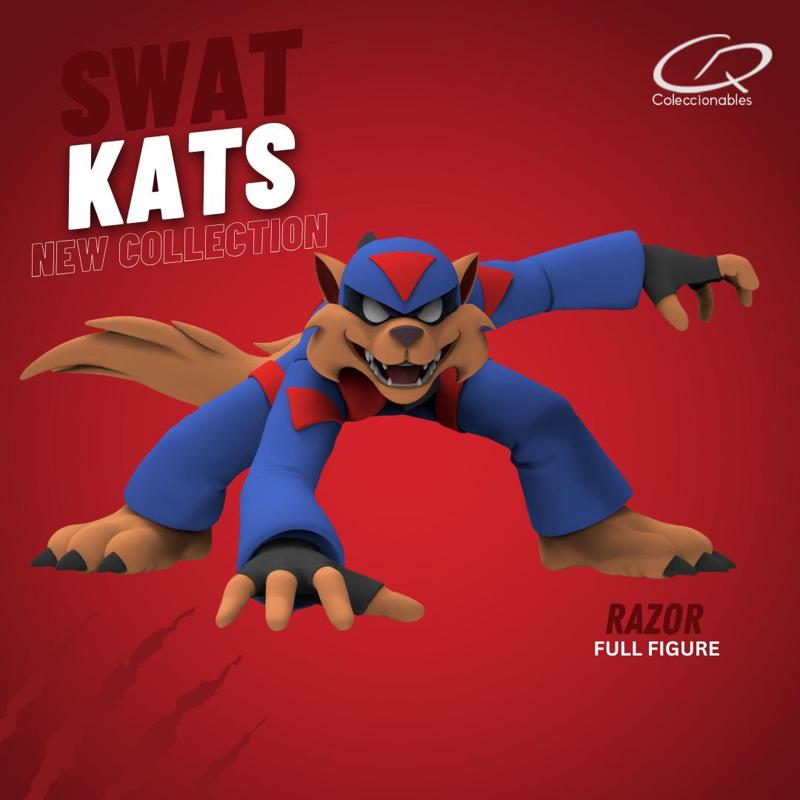 Swat Kats figures - Razor