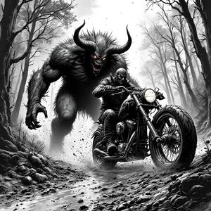 Home Decor Fantasy Ghostrider   