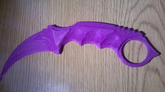 Karambit CsGo Tested PLA A-007
