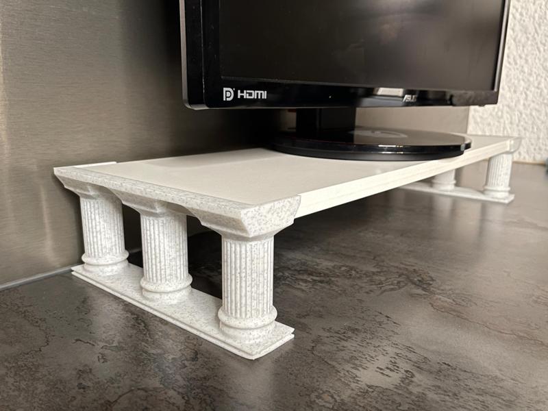 Monitor Riser, Roman Columns