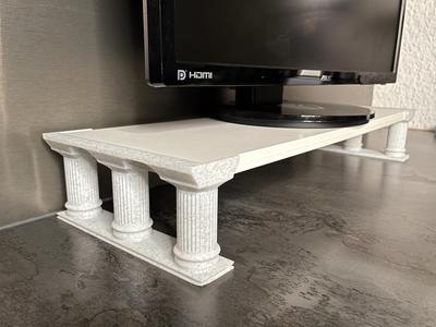 Monitor Riser, Roman Columns