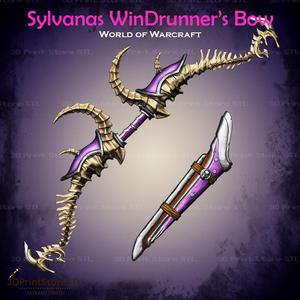 Sylvanas WinDrunner Bow Cosplay World Of Warcraft - STL File