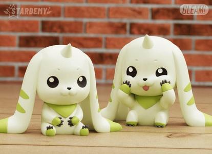 Terriermon Chibi no supports 2 different poses Digimon