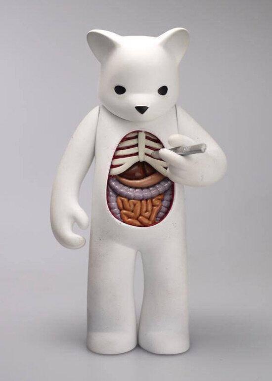 Self Medicated Bear Figure Fan Art Toy