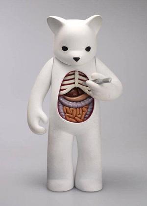 Self Medicated Bear Figure Fan Art Toy