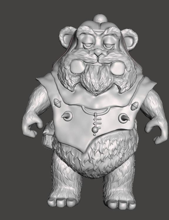 STL File 3D Ewoks DEEJ 3D print model 3D print model