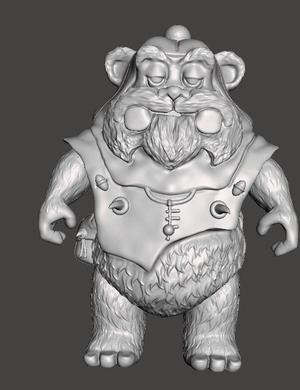 STL File 3D Ewoks DEEJ 3D print model 3D print model