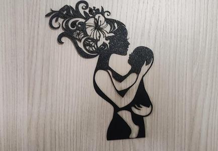Mother with child 2d wallart – Mom’s day