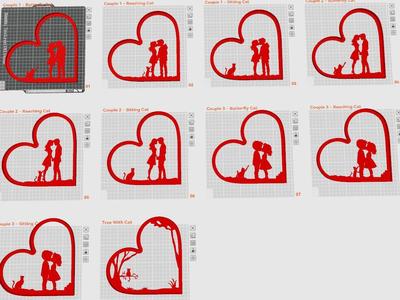 Add A Cat – Valentines Day Shadowbox