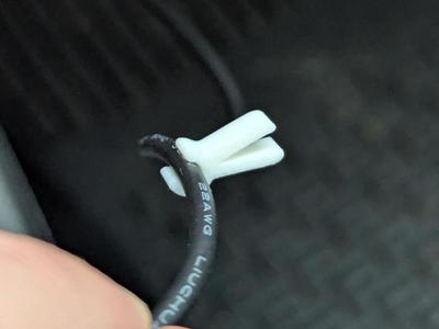 Car cable holder for windshield dash cam