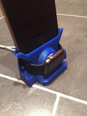 Apple Watch and iPhone 5, 6/6+ and 7/7+ Dock