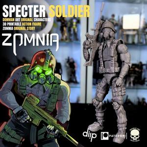 Specter Soldier Original 3D printable full action figure