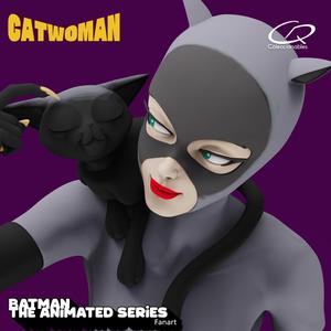 Catwoman – The Batman Animated Series Fanart – 3d print