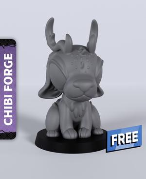 Chibi Jackalope – With Free Dragon Warhammer – 5e DnD Inspired for RPG and Wargamers