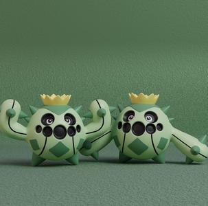 Pokemon – Cacnea with 2 poses