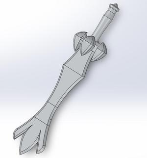 Flame sword