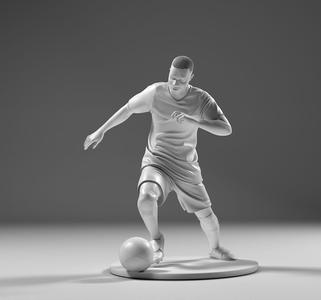 Footballer 05 Footstrike 06 Stl