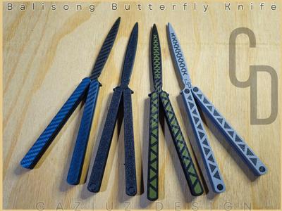 Balisong Butterfly Knife V2 Plain And Patterned
