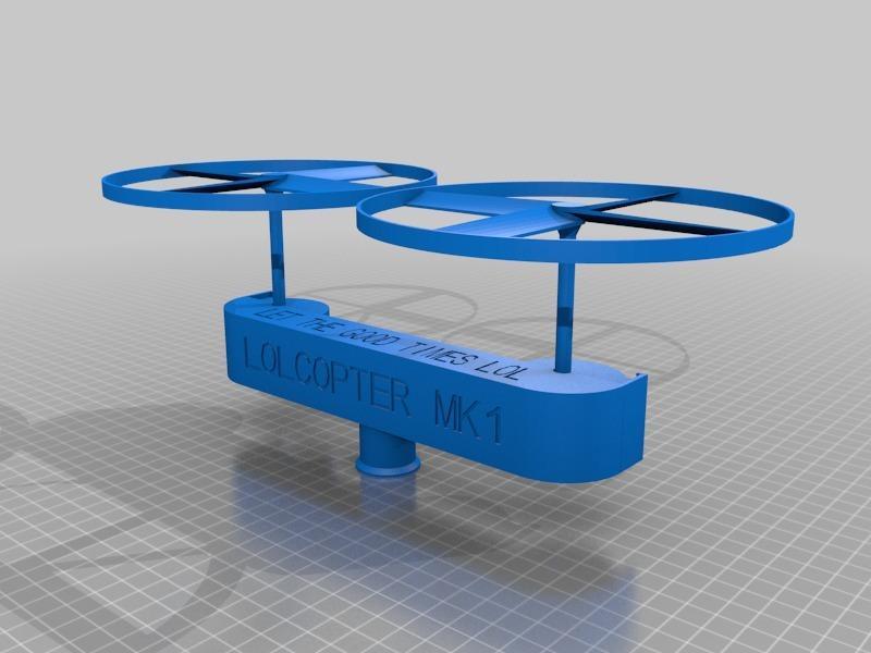 Customizable, Balloon Powered LOLCOPTER – Mk1