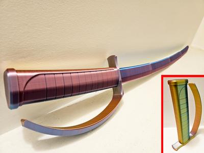 1670 Netflix Saber katana (Print-in-Place) Hunter