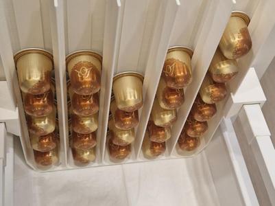 Nespresso capsule dispenser IKEA METOD pull-out